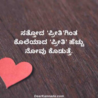 sad quotes in kannada about life