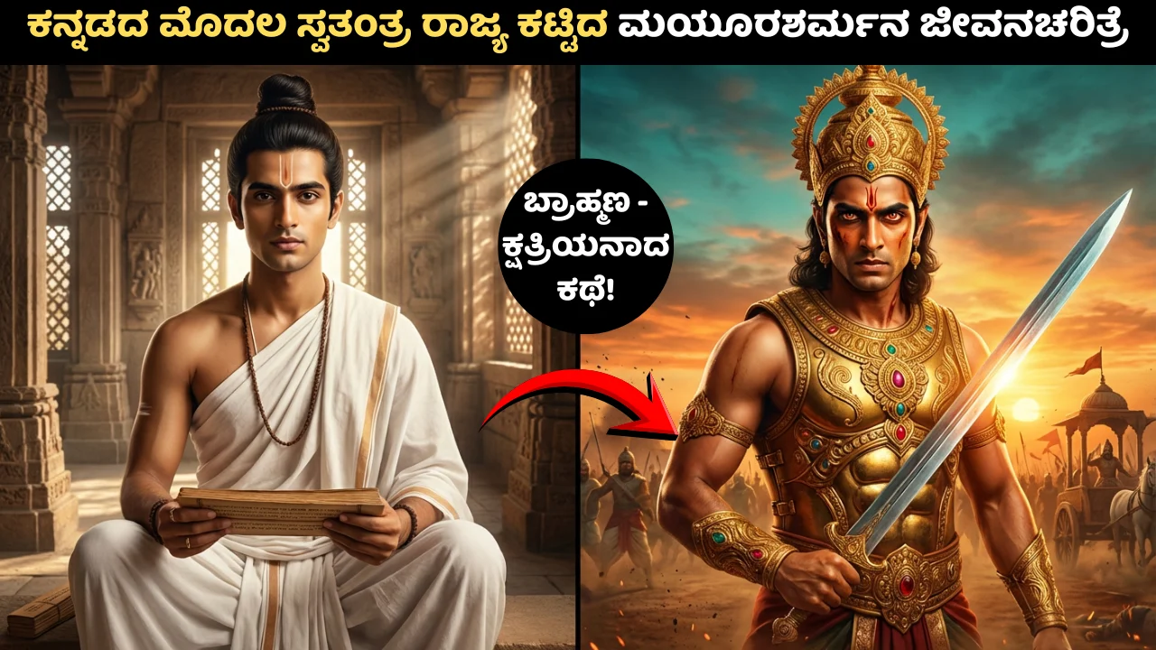 Mayurasharma biography in Kannada